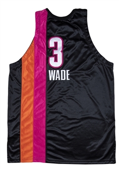 2005-06 Dwyane Wade Team Issued Miami Heat Alternate Home Jersey (MEARS)
